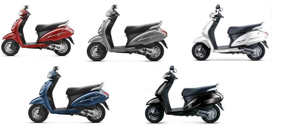 5 Best Selling Honda Activa Colours 2020 Activa 4g 3g 125 Colours