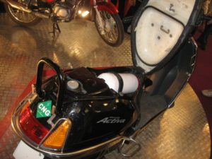 CNG Activa Tank Fitting Space 