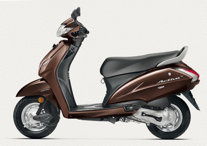 Honda Activa 4G in Majestic Brown Metallic Color