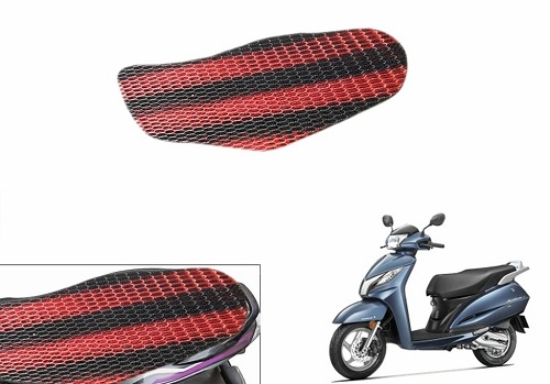 Speedwav Red & Black Scooter Net Seat Cover Sheet-Honda Activa 125